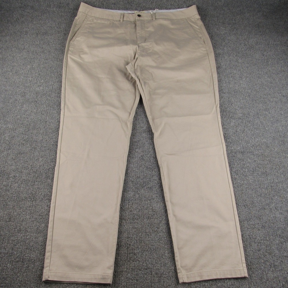 Perk‎ Feel Good Chinos Mens 42x34 Light Khaki Slim Fit Stretch PCH11NN324234